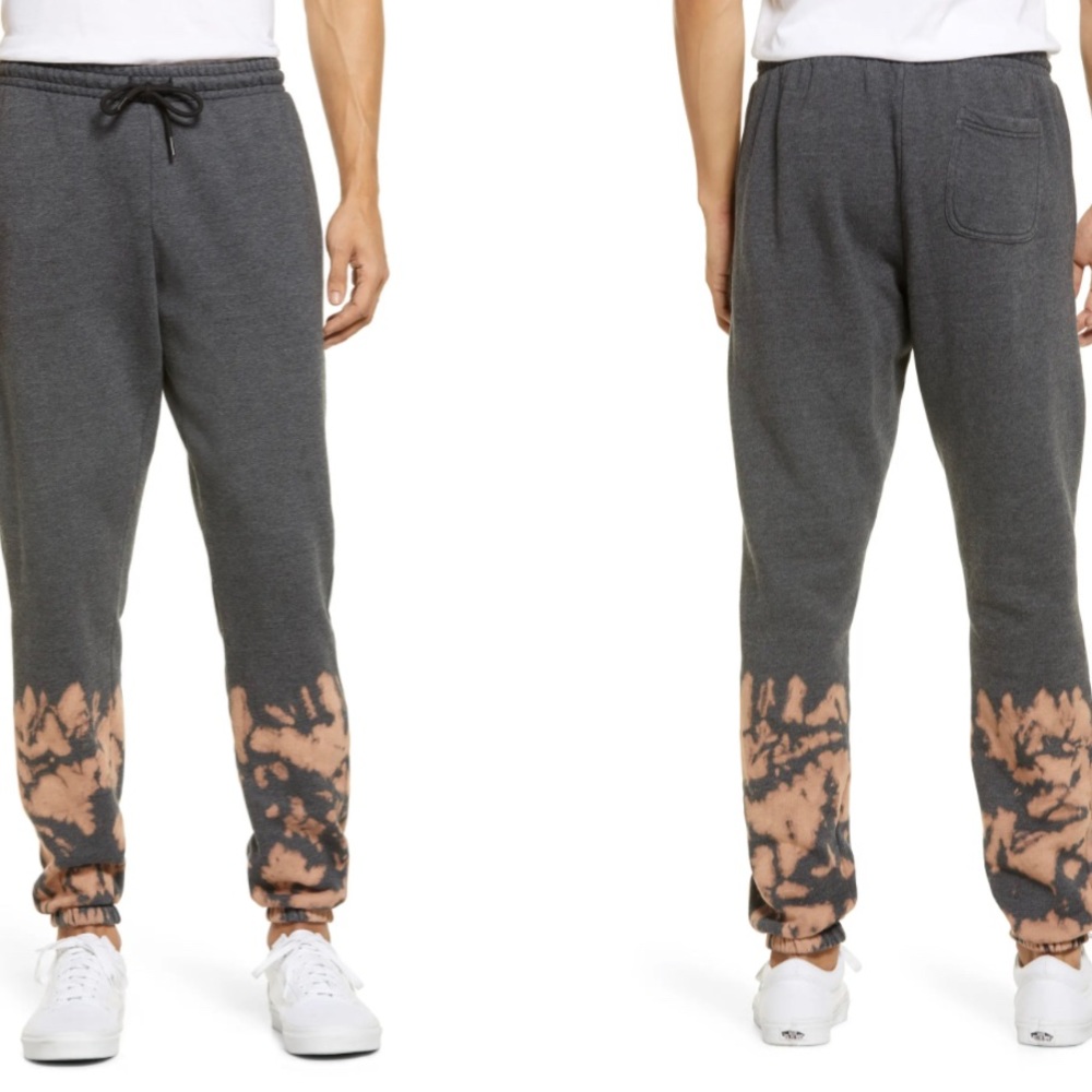 Zella Atlas Bleach Wash Jogger Pants in Navy Eclipse